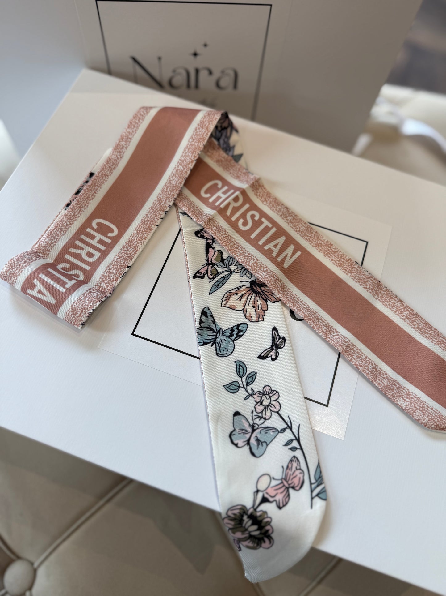 Шалче за чанта Christian D Pink