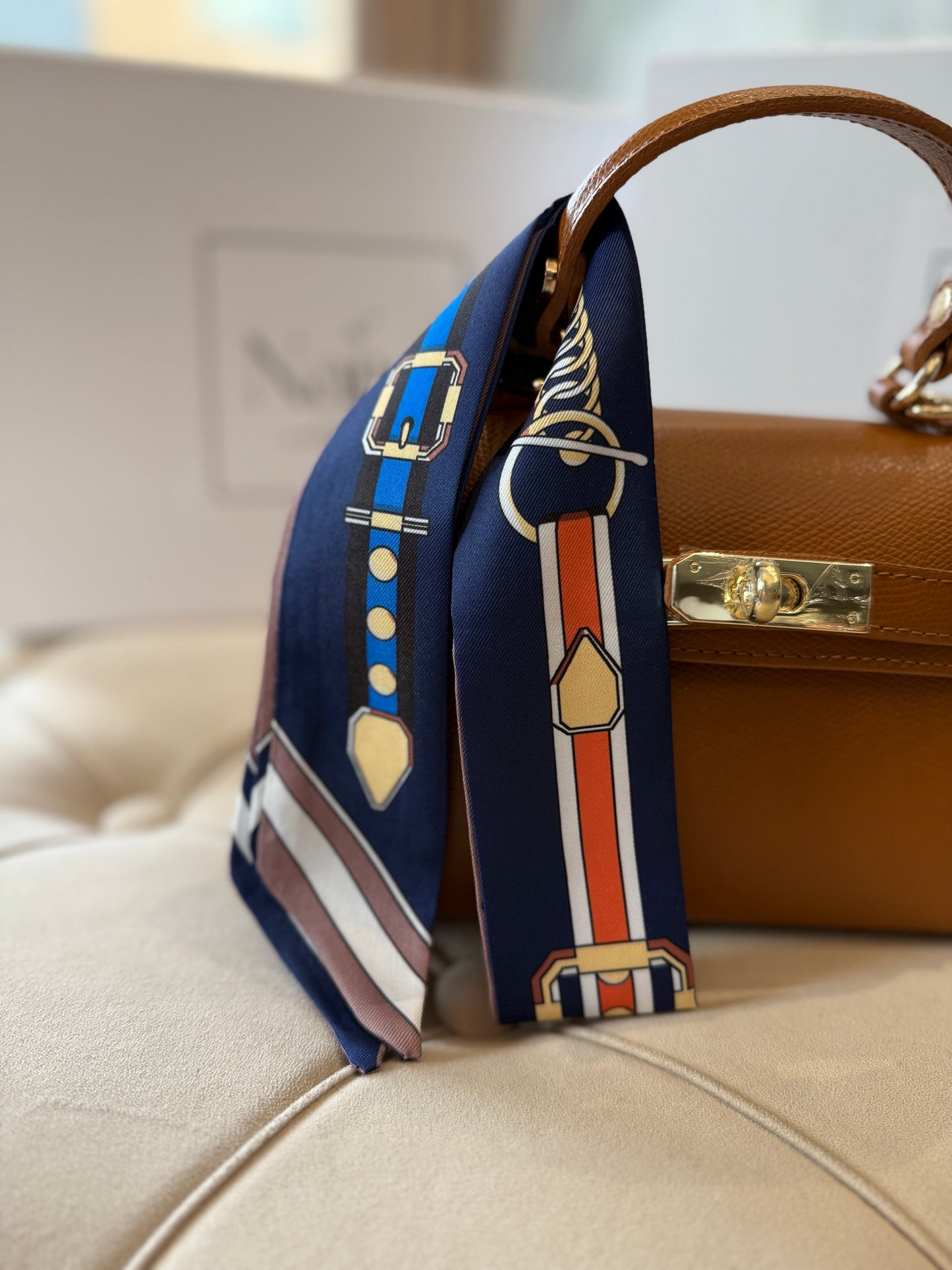 Шалче за чанта H Horse Dark Blue