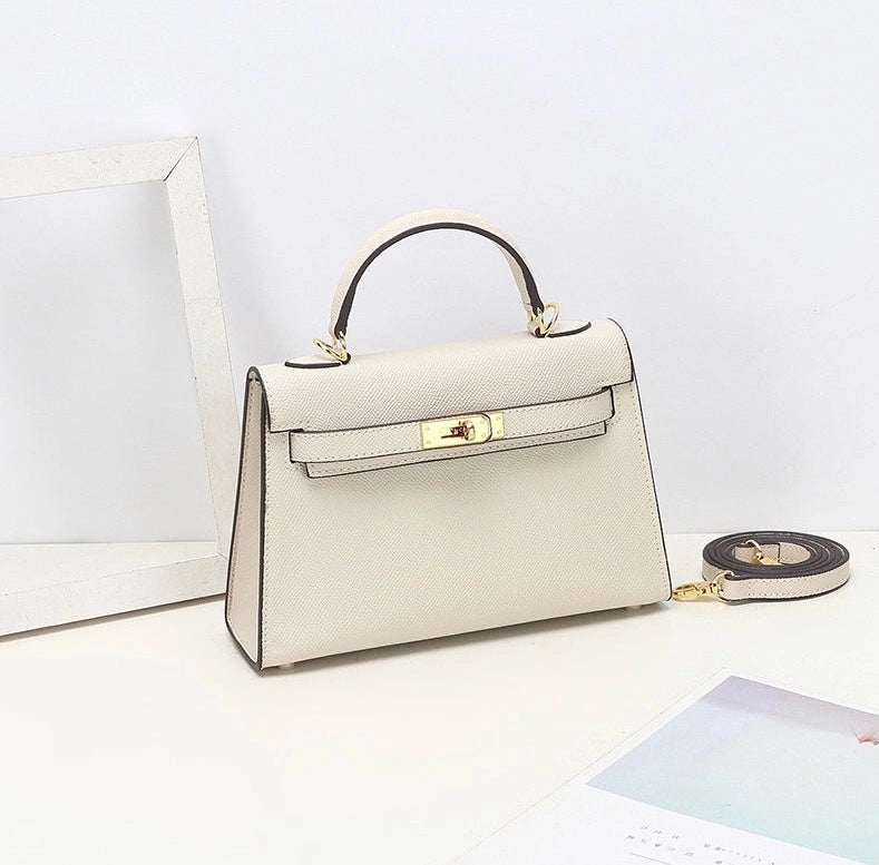 Mini Kelly High Quality Bianco
