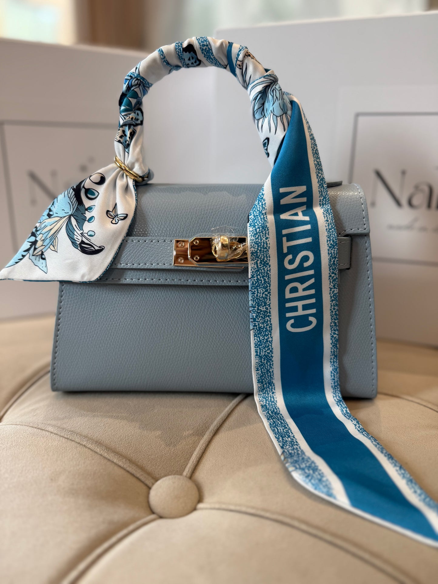 Шалче за чанта Christian D Blue