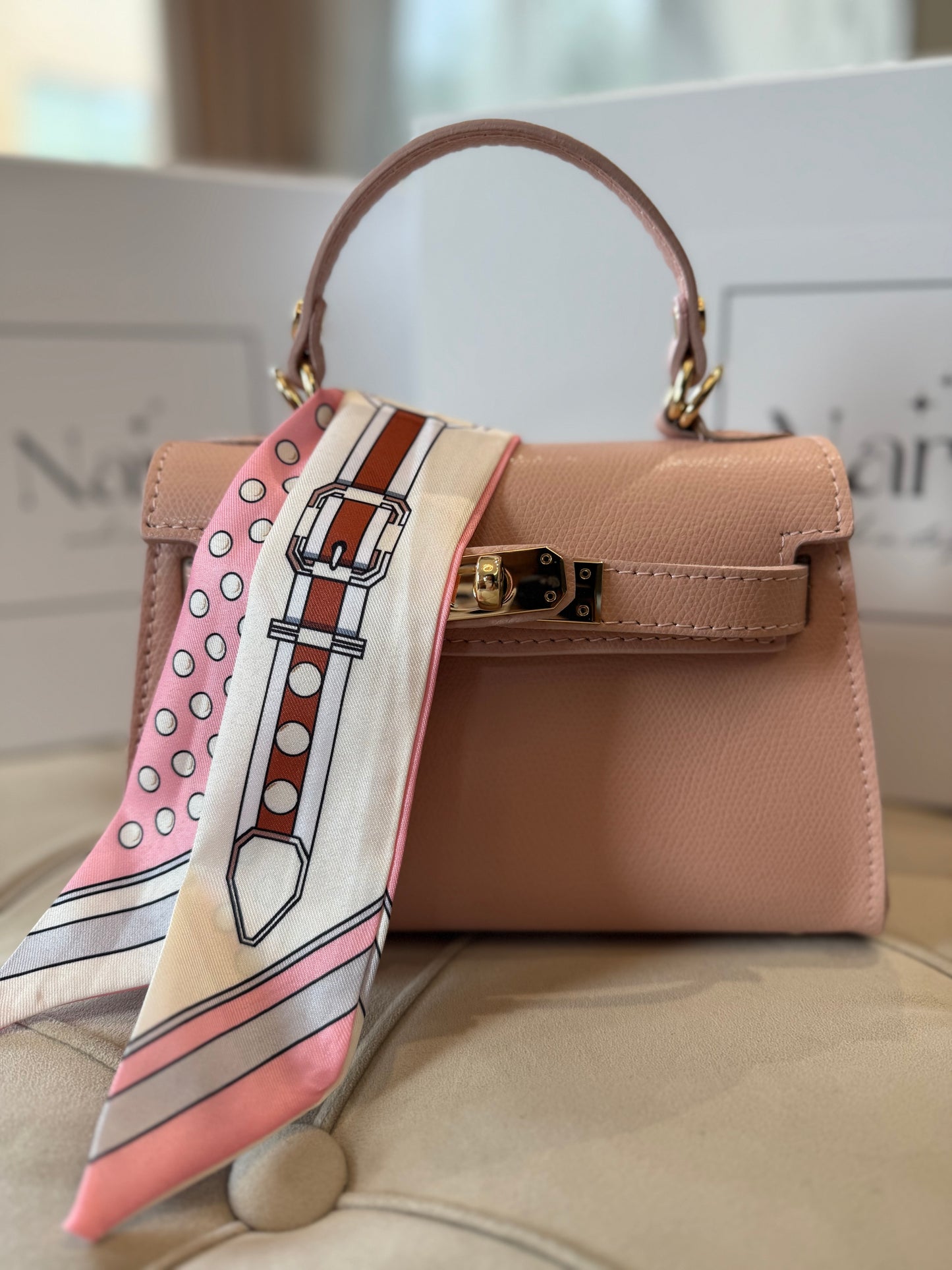 Шалче за чанта H Horse Pink